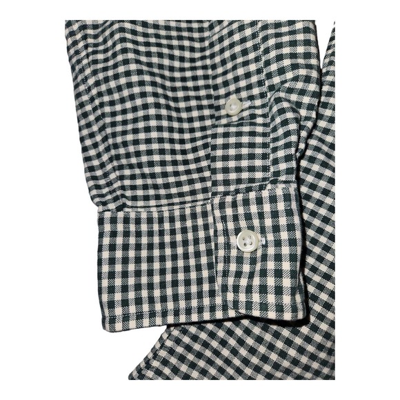 Ralph Lauren Button Down Shirt Large Men's Green Gingham Check Long Sleeve VGT - Picture 5 of 7